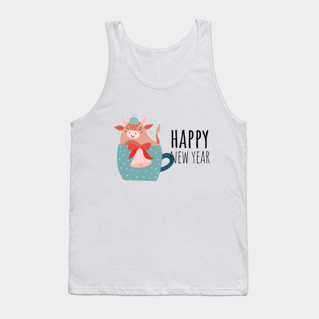 Happy New Year Tank Top by Aorix